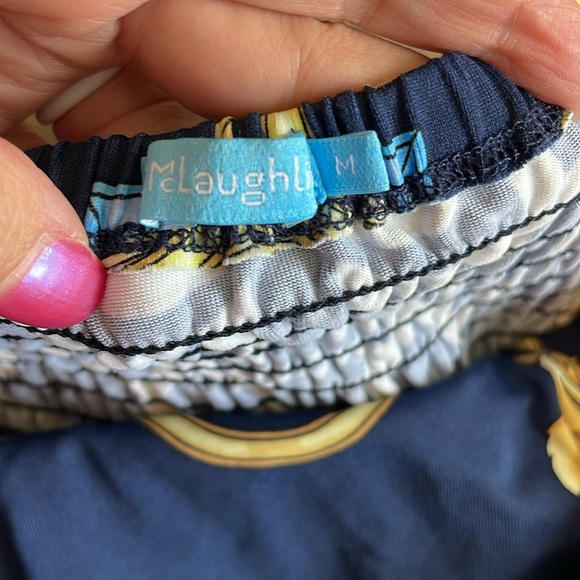 J.McLaughlin Strapless Print Top - Picture 9 of 11